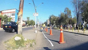 Intervención en paso peatonal