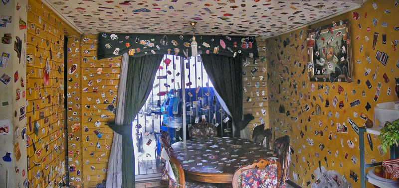 Comedor apestado: habitación intervenida (vista 002)