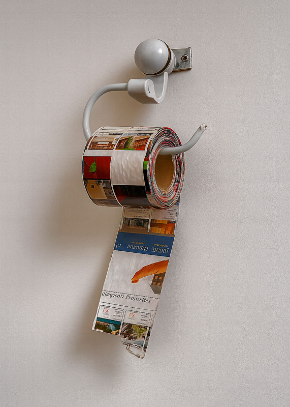 Objeto intervenido de la serie Espacios domésticos