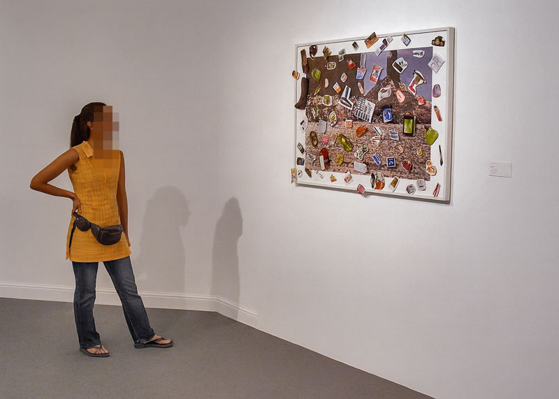 Richard Prince infectado - intervención de la serie La Saturación, La Peste, Espacios públicos, Artes