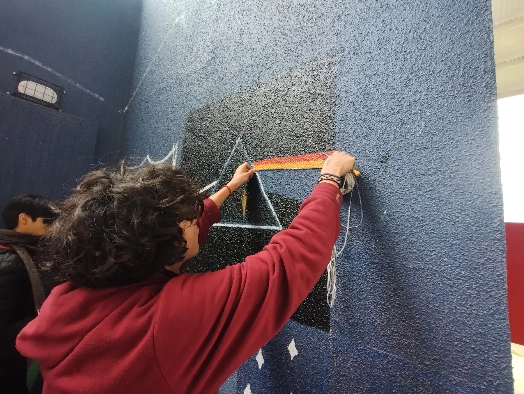 Taller de muralismo intensivo en Colegio Maria Pinto - registro 13