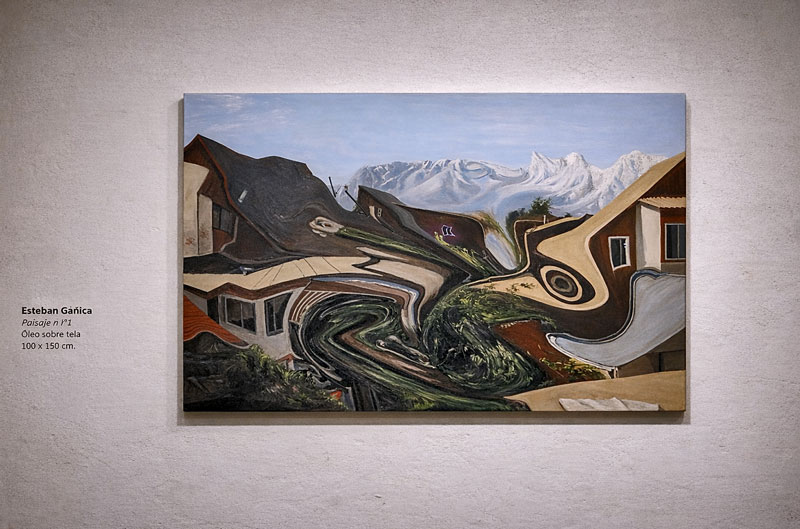 Pinturas Wi-Fi – Paisaje wi fi n.º 1, 100 × 150 cm, 2015