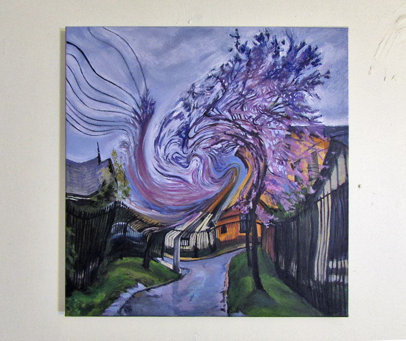 Pinturas Wi-Fi – Paisaje wi fi n.º 1, 100 × 150 cm, 2015