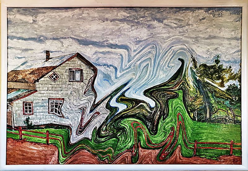 Pintura Wi-Fi, 004. De la serie La Saturación / Lo Invisible