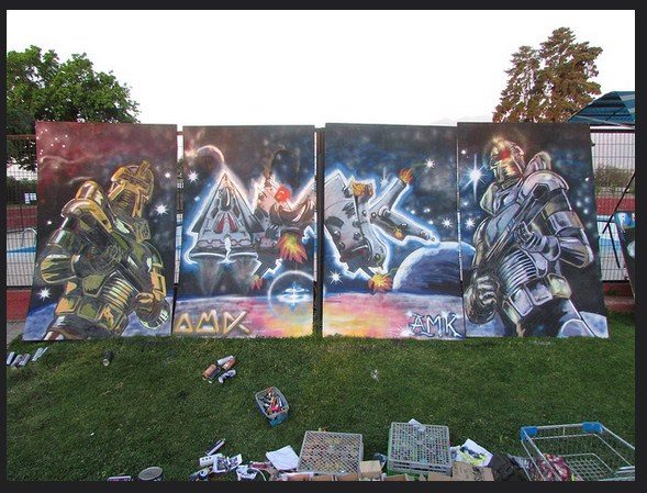Produccion mural en contexto de festival