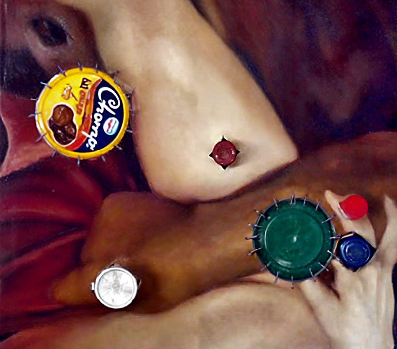 Pinturas Infectadas - Producción S/T 05, 40 x 50 cm, 2008