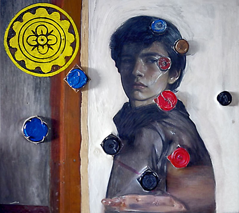 Pinturas Infectadas - Producción S/T 07, 40 x 50 cm, 2008