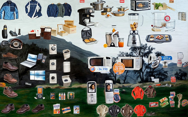 Pinturas Infectadas - Paisajes de carretera, 55 x 85 cm, 2010