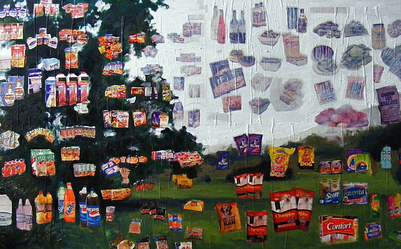 Pinturas Infectadas - Paisajes de carretera, 55 x 85 cm, 2010