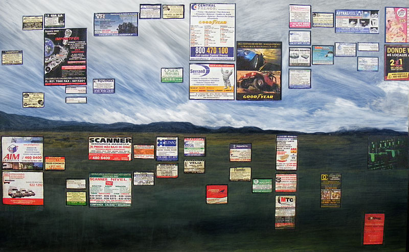 Pinturas Infectadas - Paisajes de carretera, 55 x 85 cm, 2010