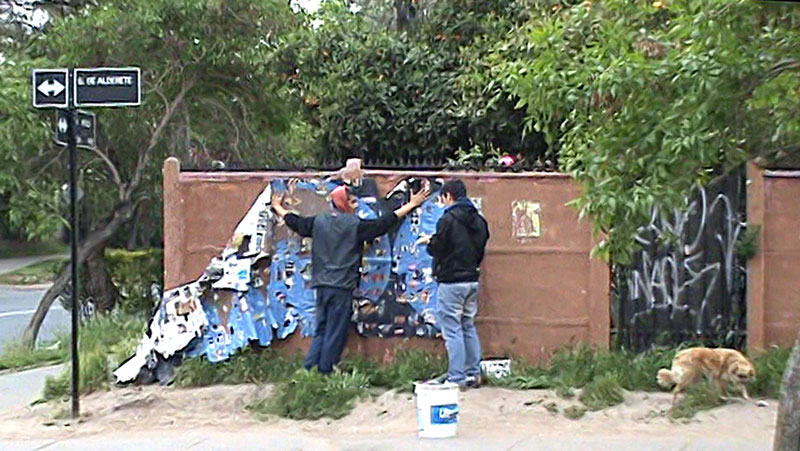 Detalle Mapamundi n°1 – Pinturas Infectadas